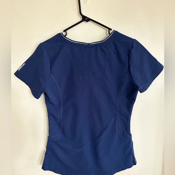 Women’s HH360 Healing Hands Navy Scrubs Set with Jacket - Picture 5 of 5